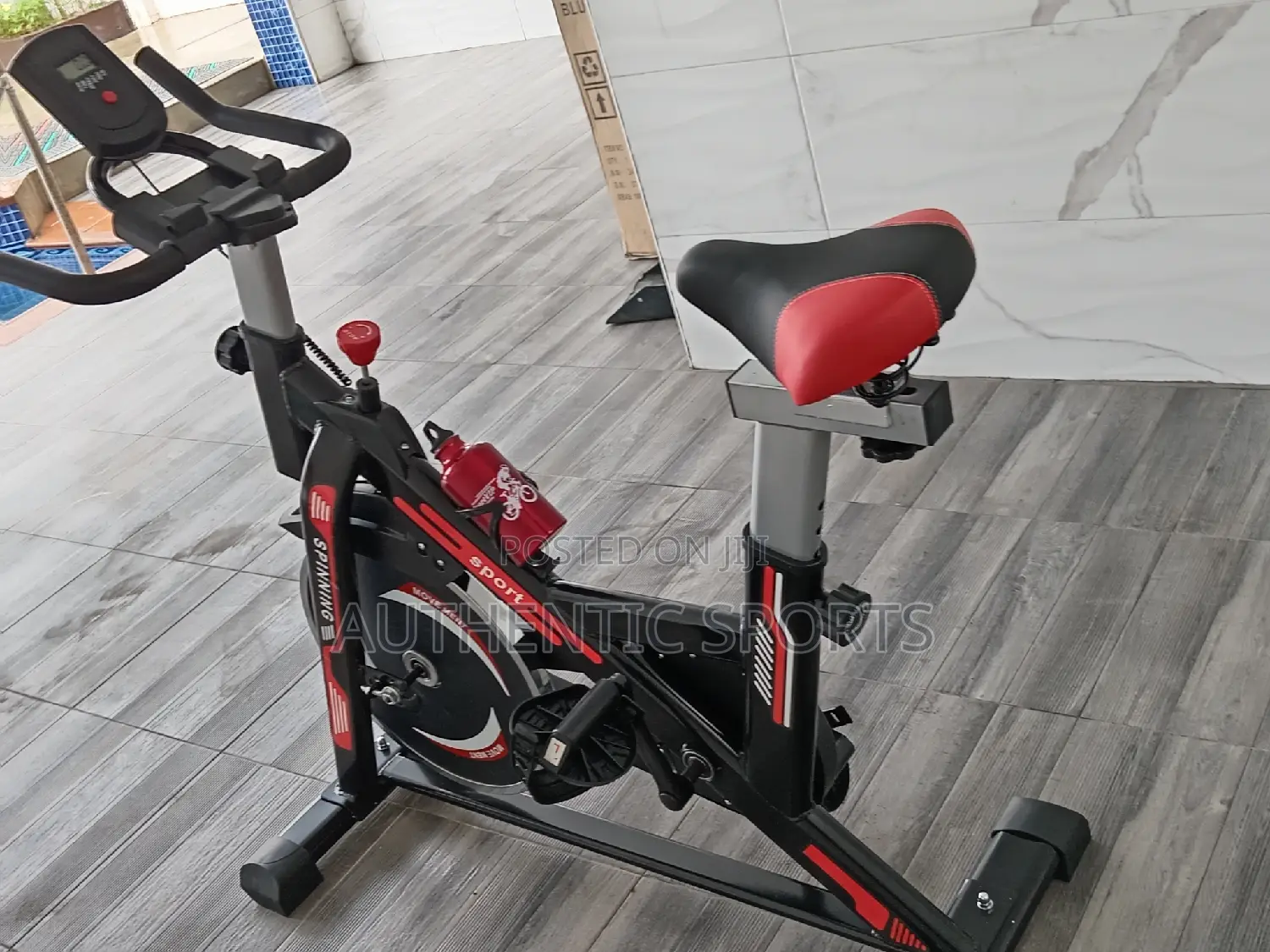Exercise Spinning Bike With Counting Meter