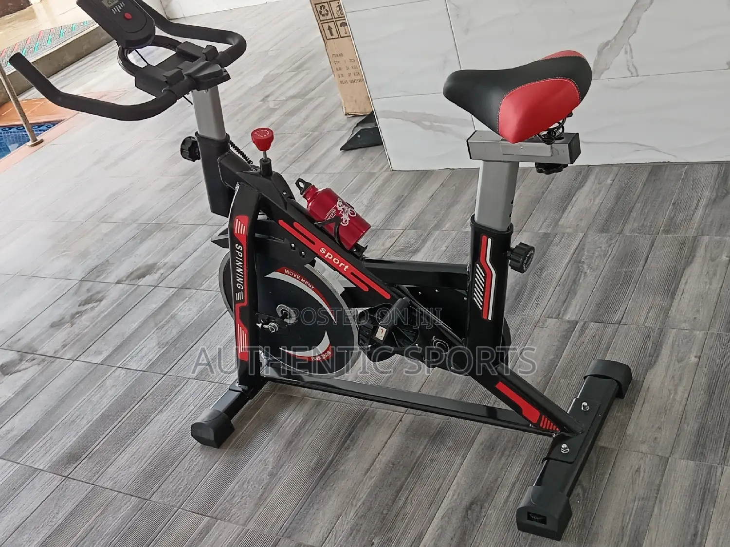 Exercise Spinning Bike With Counting Meter