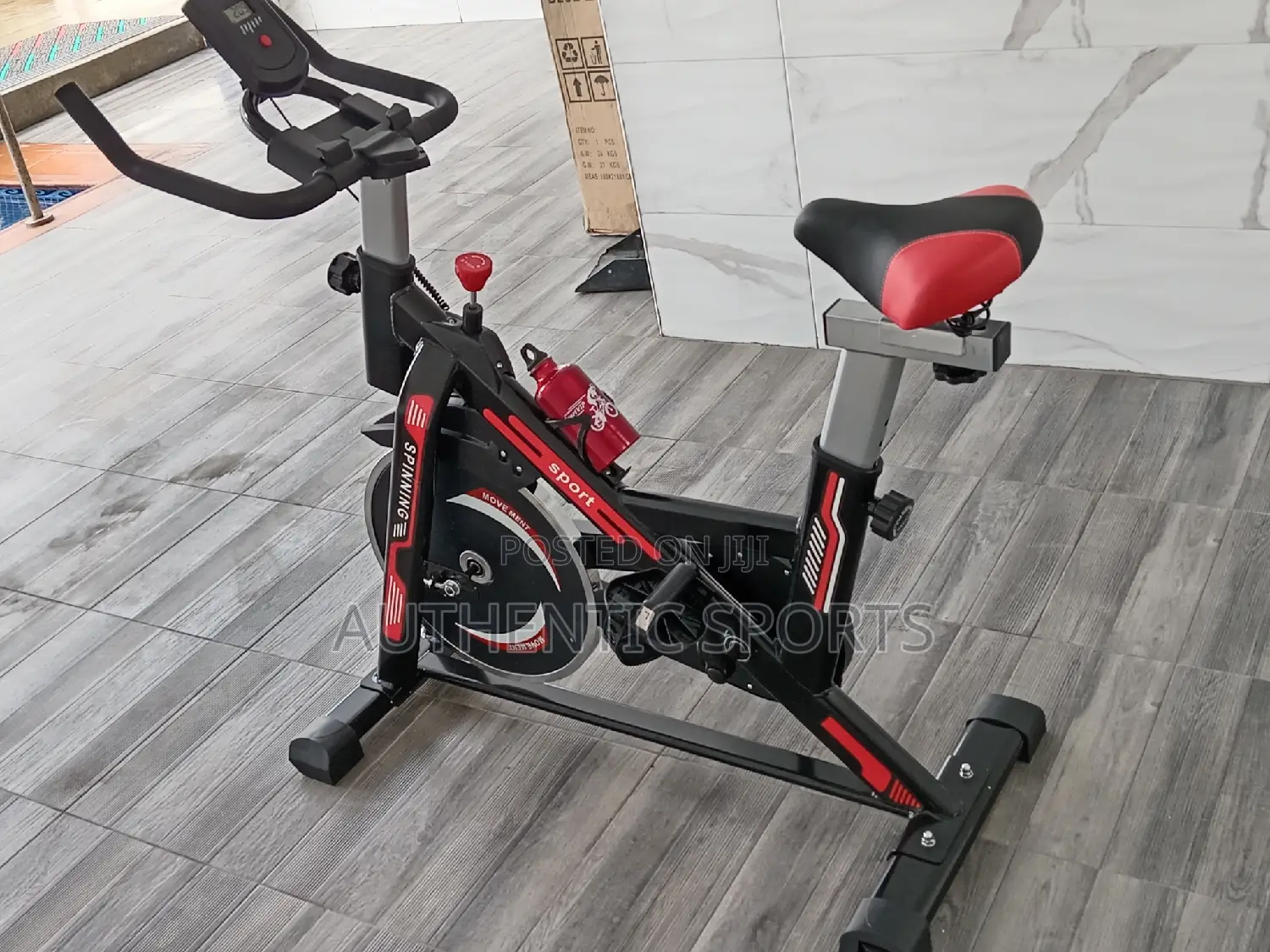 Exercise Spinning Bike With Counting Meter