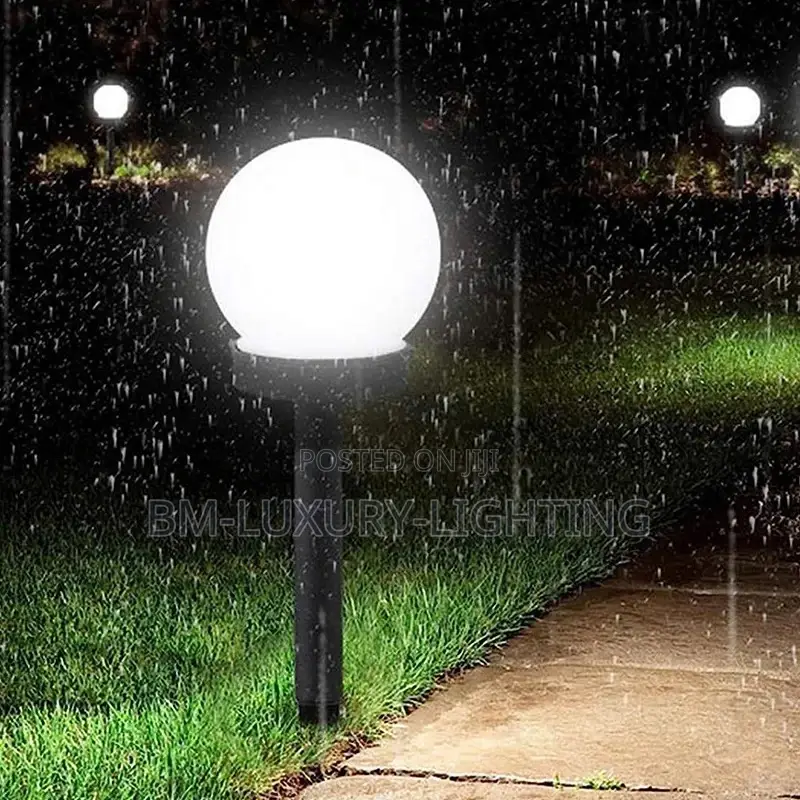 Outdoor Round Ball Garden Yard Ground Lamp Waterproof Party