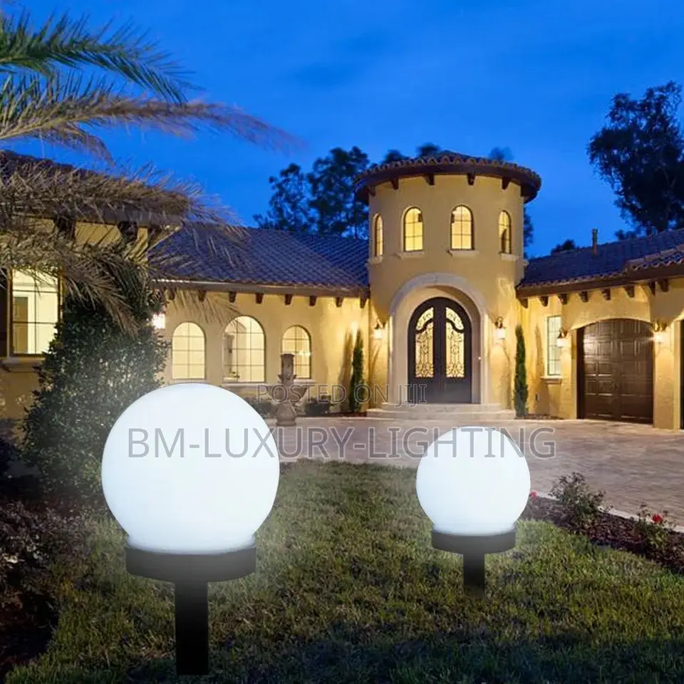 Outdoor Round Ball Garden Yard Ground Lamp Waterproof Party