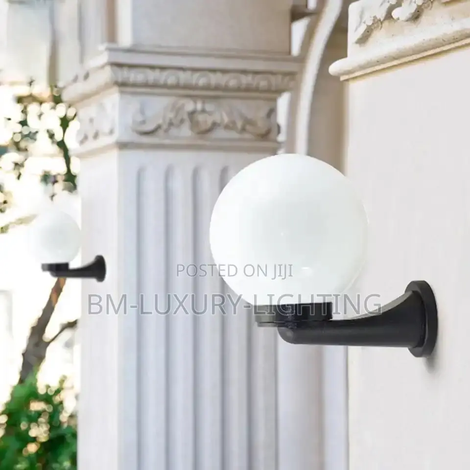 Decoration New Ball Pillar Lights Yard Patio Ground Lamp