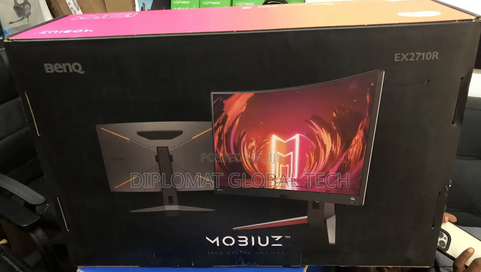 Benq Mobiuz Ex2710r 27 Inch QHD 1440p Curved Gaming Monitor