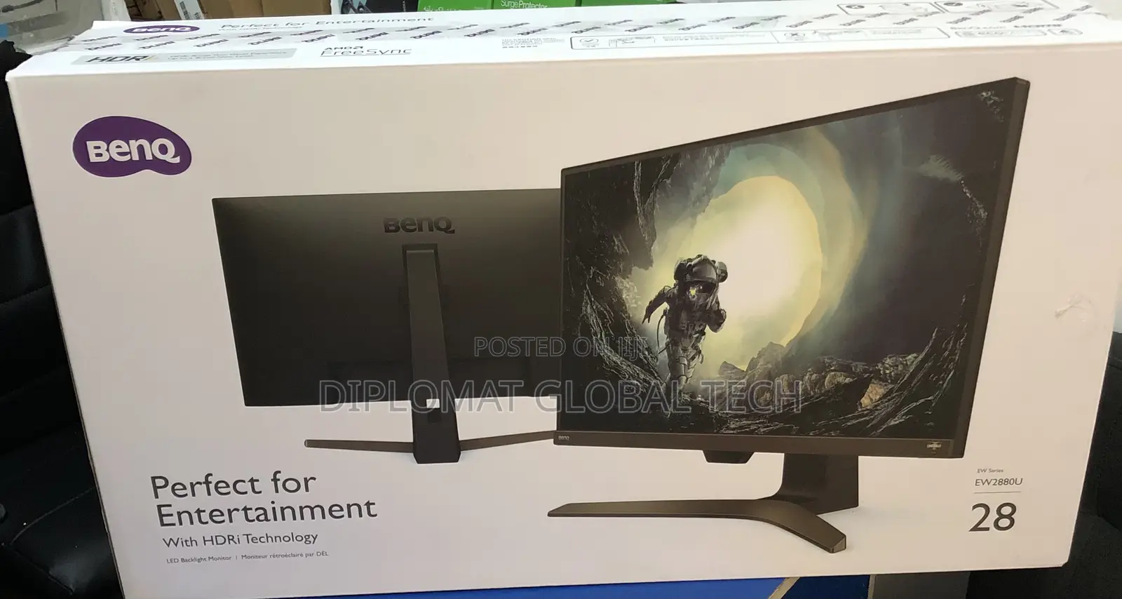 Benq Ew2880u Premium Monitor 28" Uhd Remote Control | Ips