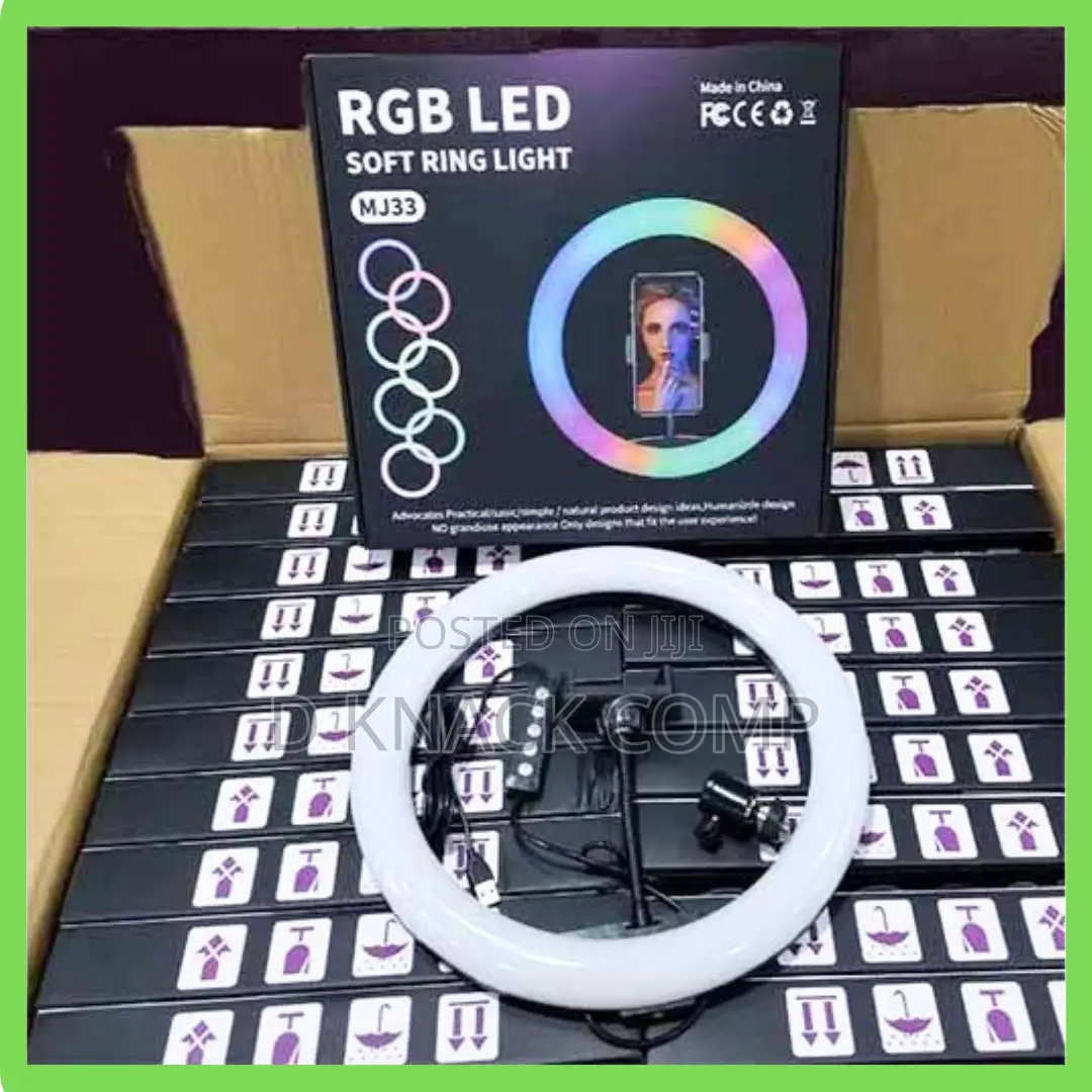 Multicolor 10 Inchs LED Ring Light, WRGB (15 Colors)