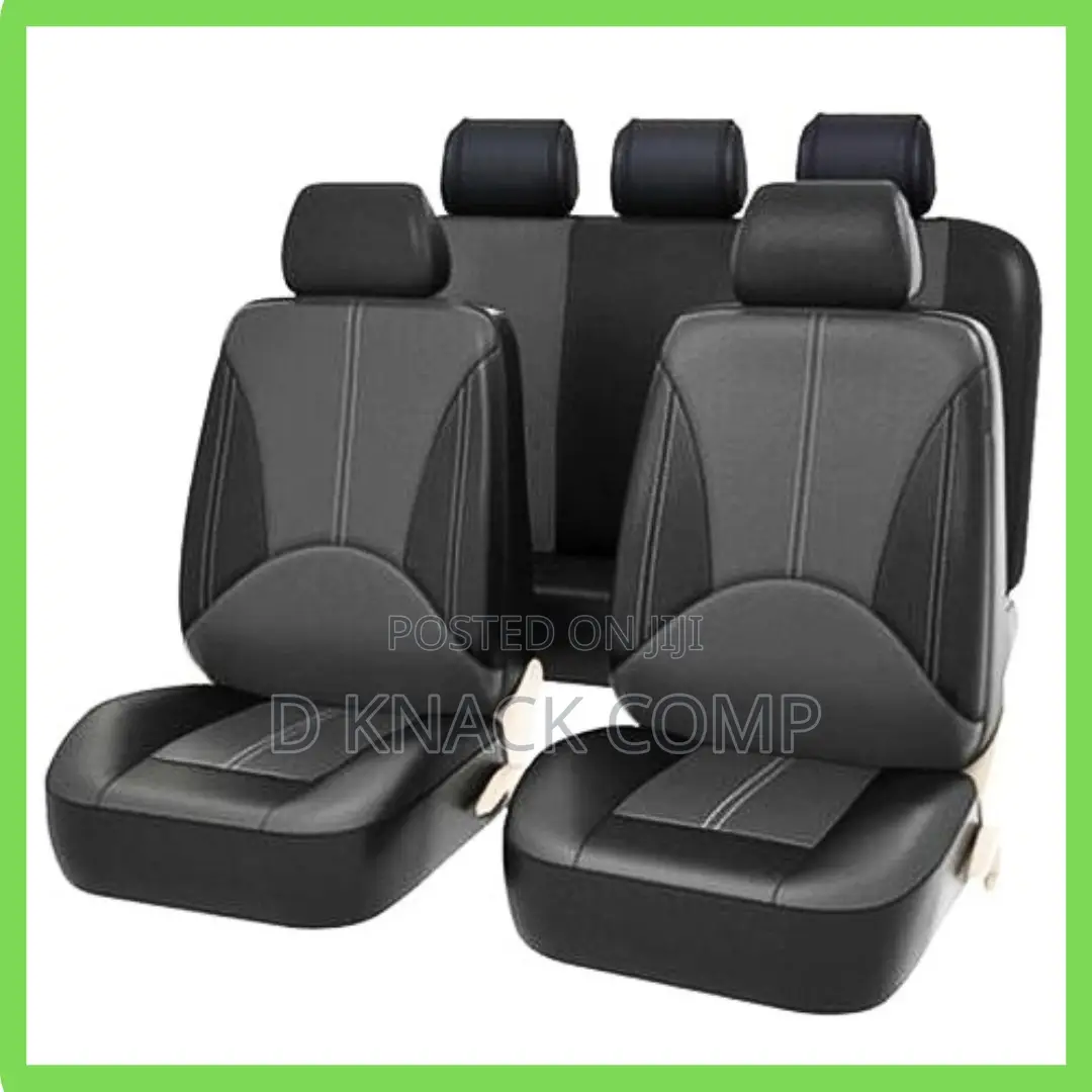 Car Seat Cover, Pu Leather, for Car Interior 9pcs