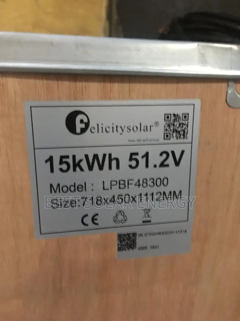 Felicity 15kwh Lithium Ion Battery 51.2 V