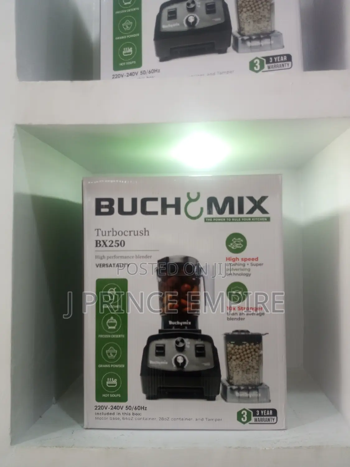 Buchymix Turbocrush Commercial 3-in-1 Blender 2litres, 2200w