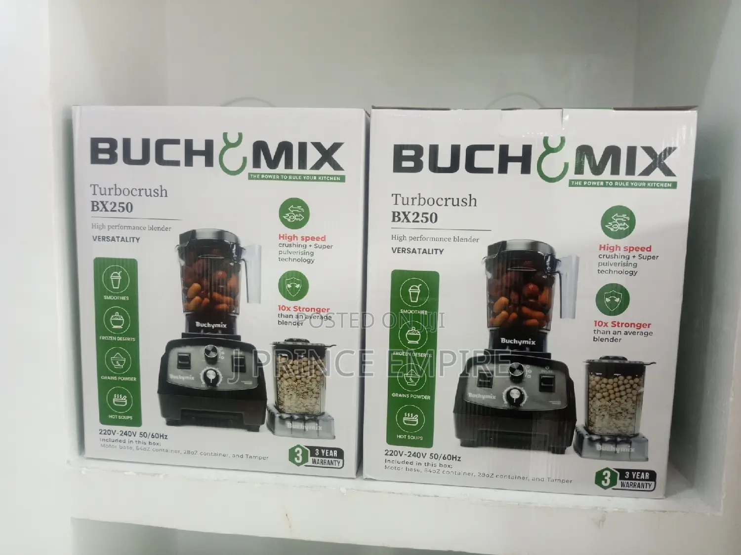 Buchymix Turbocrush Commercial 3-in-1 Blender 2litres, 2200w