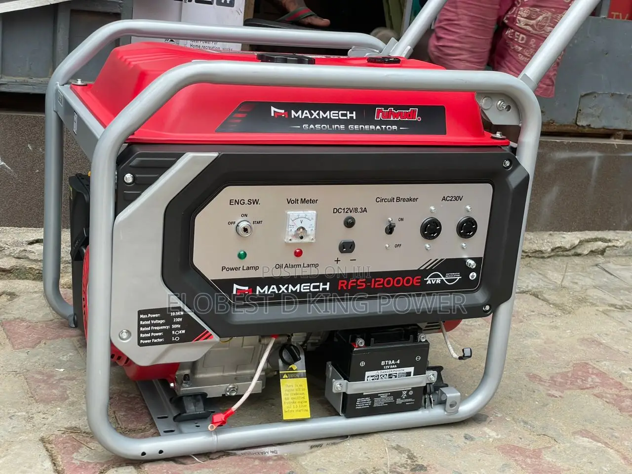 10kva Maxmech Petrol Generator 100% Pure Copper Coil