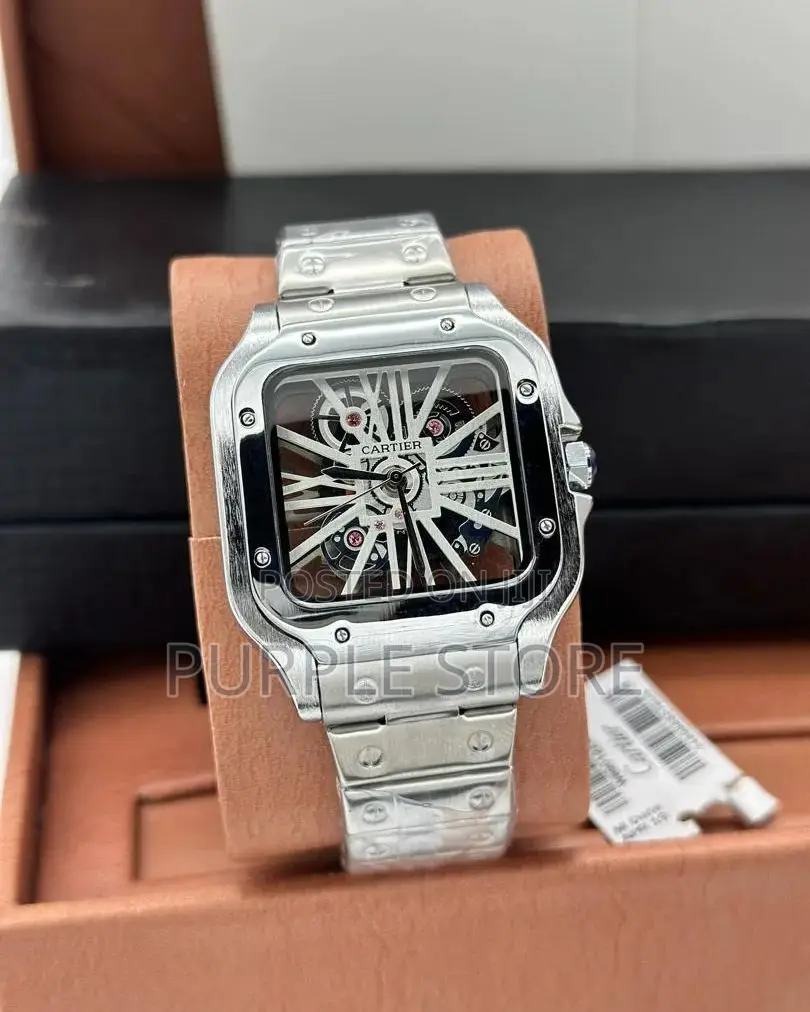 Cartier Transparent Dial Wristwatch