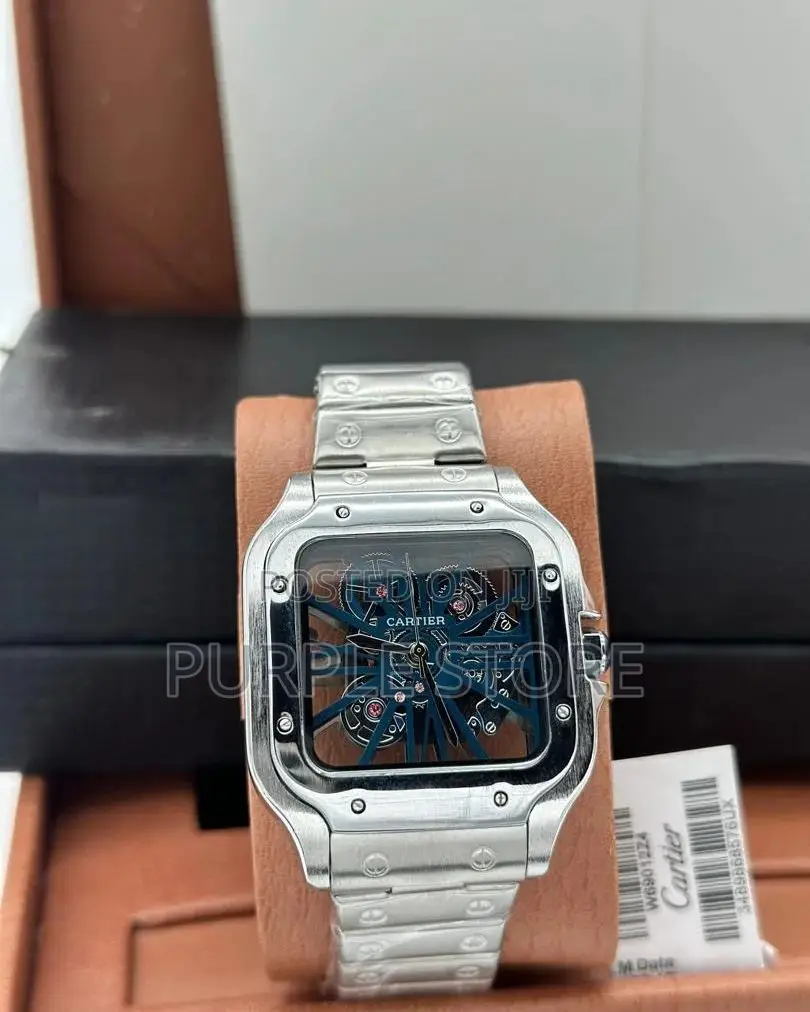 Cartier Transparent Dial Wristwatch