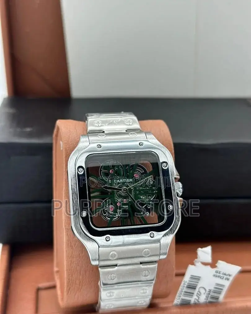 Cartier Transparent Dial Wristwatch