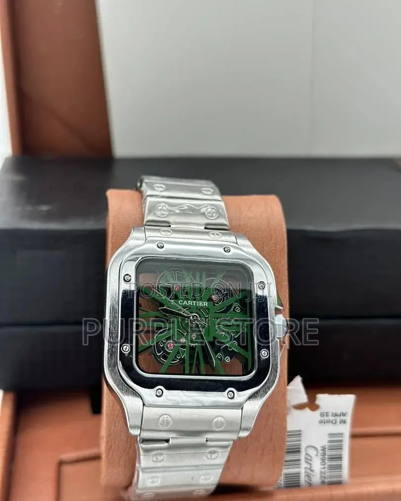 Cartier Transparent Dial Wristwatch