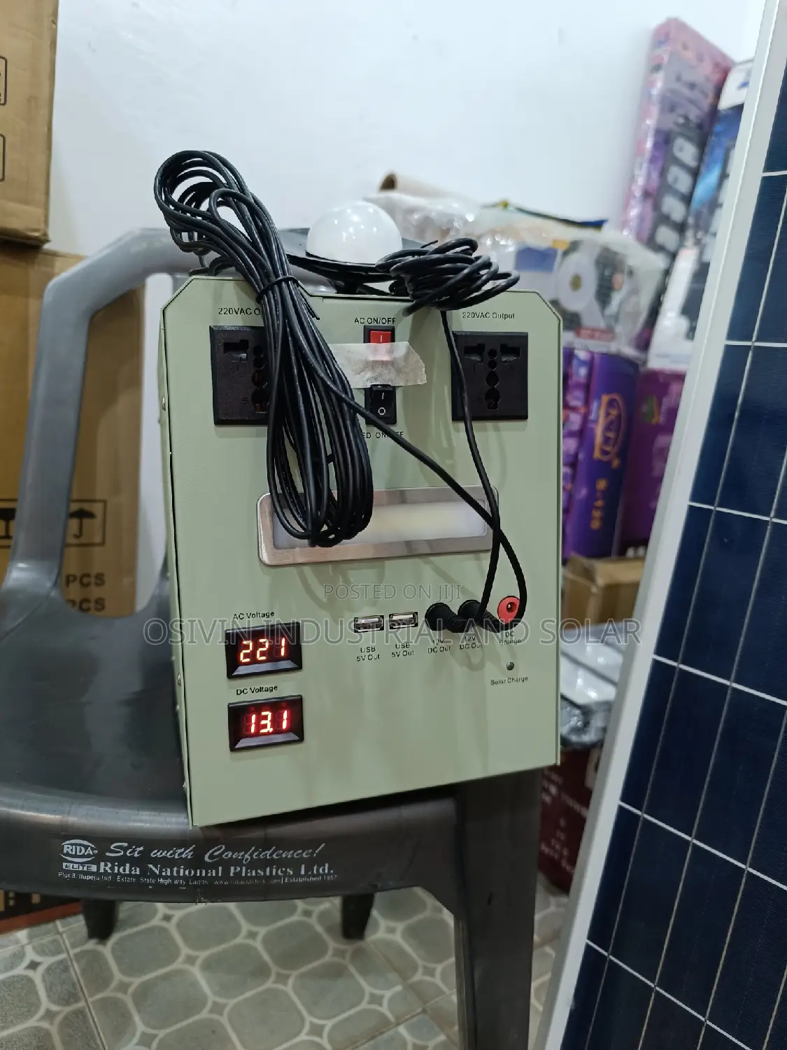 500w Alltop Solar Generator With 90w 12v Solar Panel