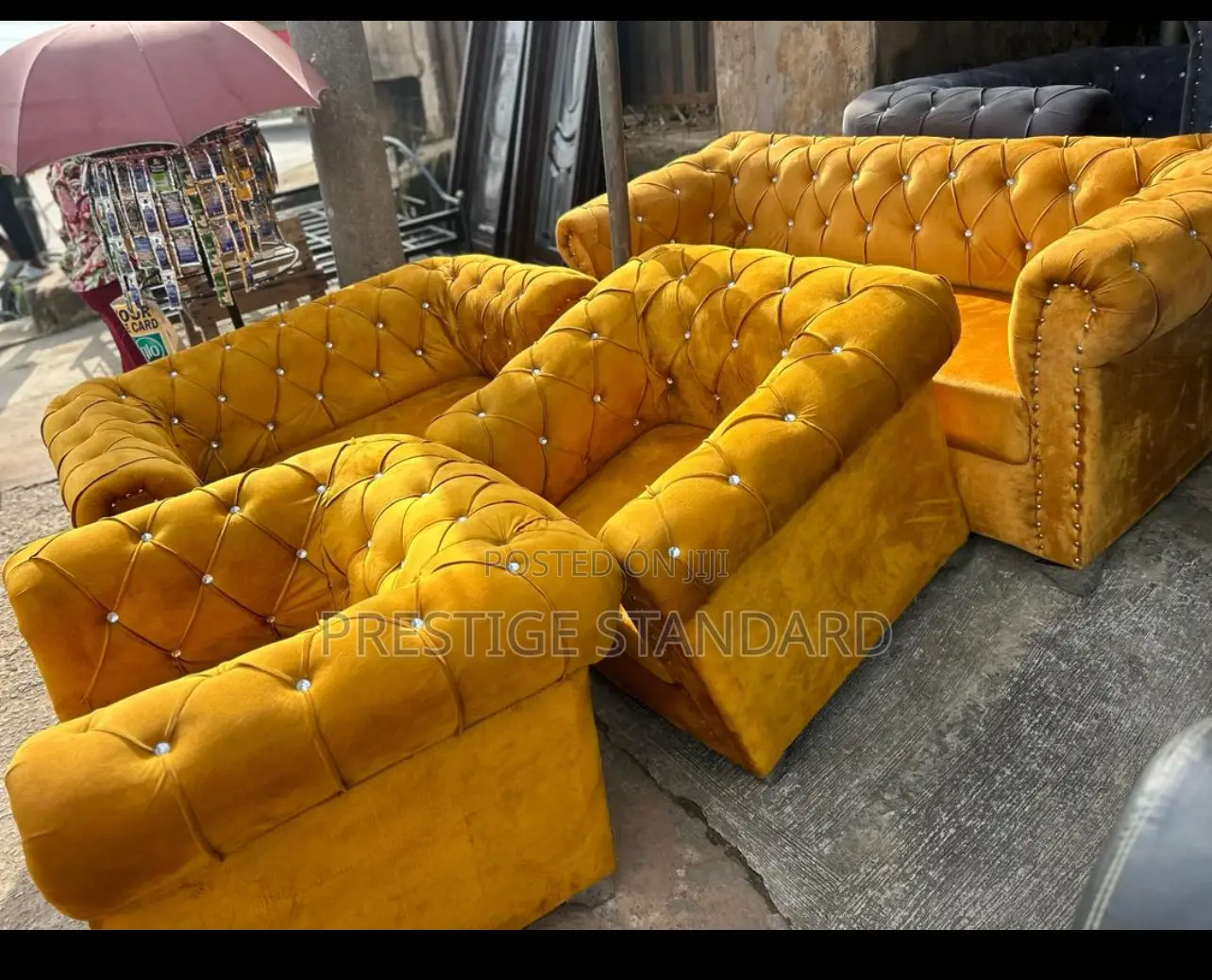 A Standard Living Room Couch