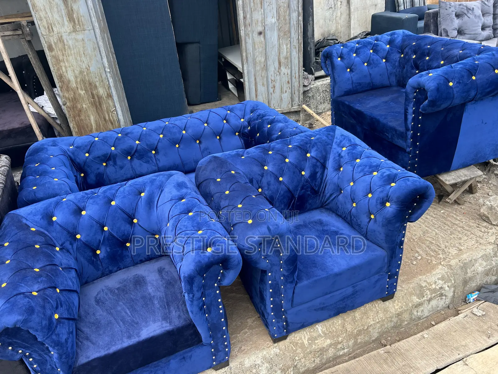 A Standard Living Room Couch