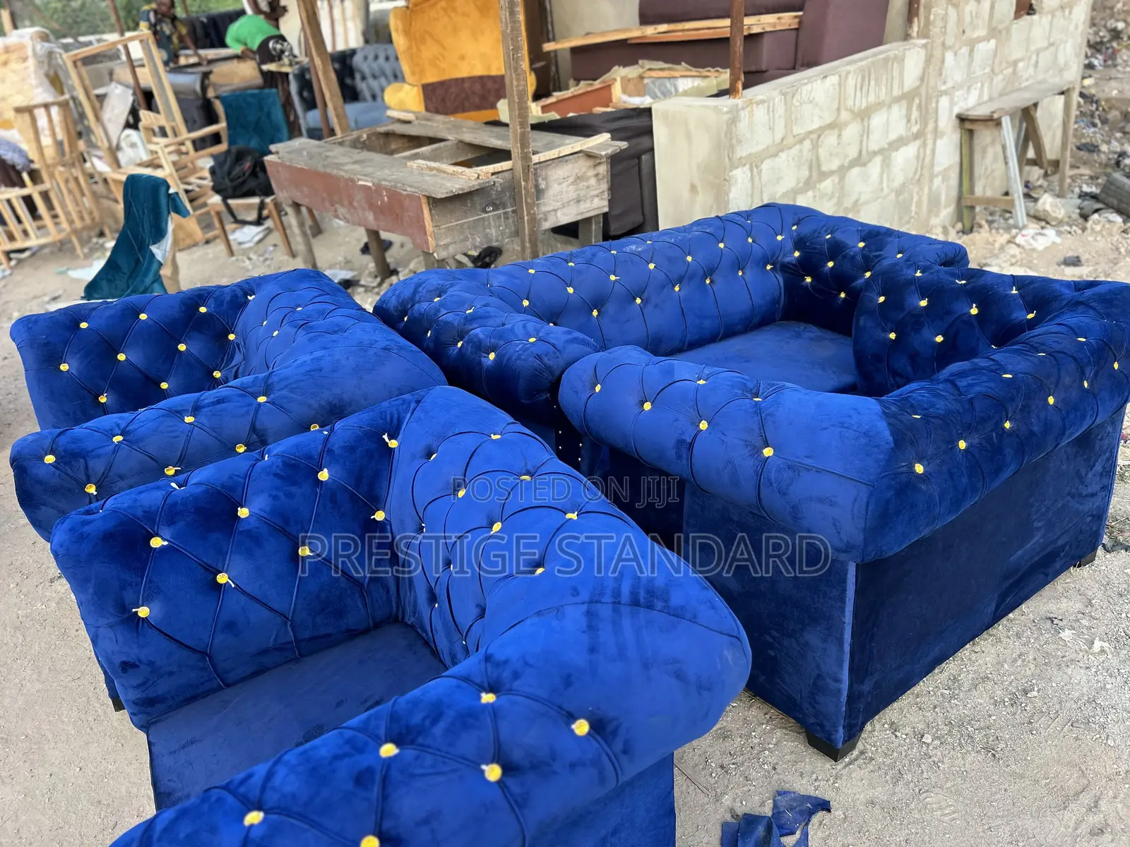 A Standard Living Room Couch