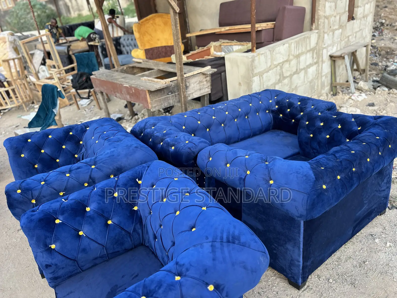 A Standard Living Room Couch