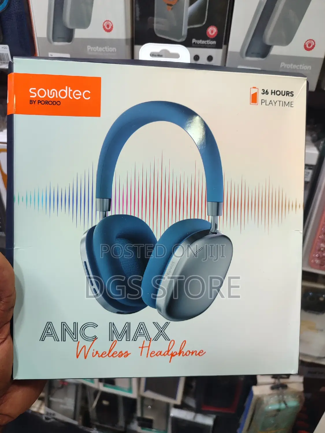 Porodo Soundtec ANC Max Bluetooth Headphone 