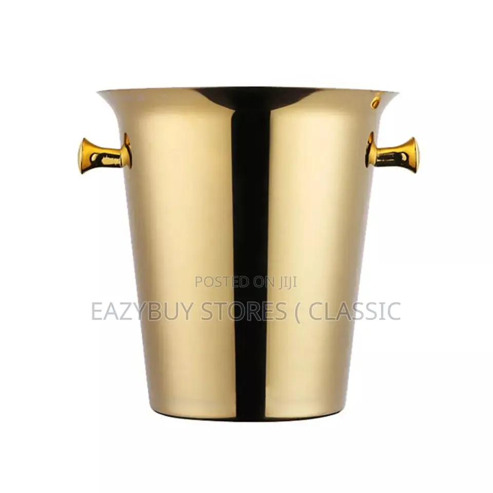 Stainless Steel Champagne Wine Ice Bucket With Stand