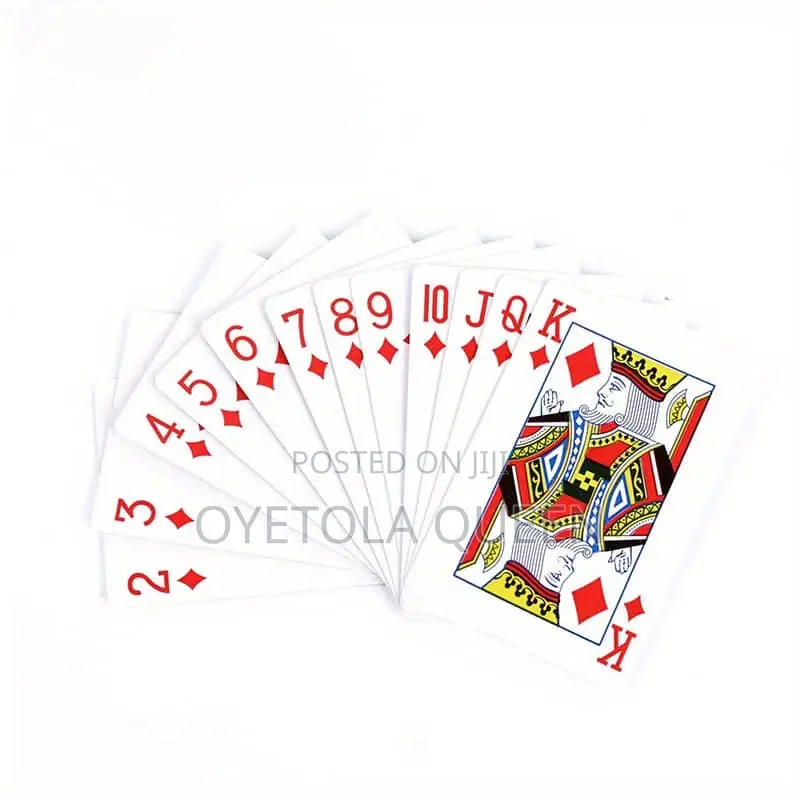 Standard Pokers Playing Cards Available