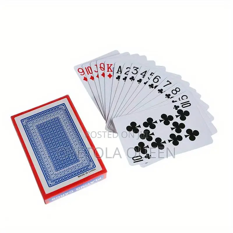 Standard Pokers Playing Cards Available