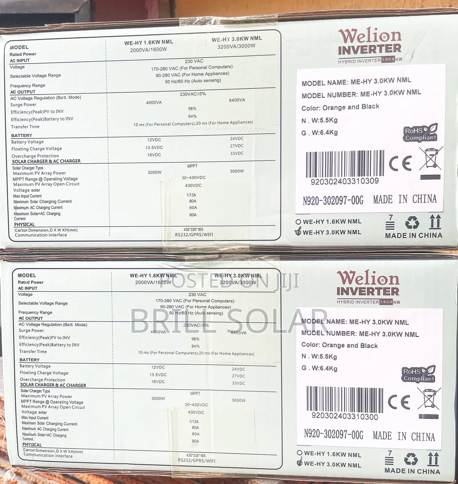 3kva, 24v Welion Pure Sine Wave Hybrid Inverter