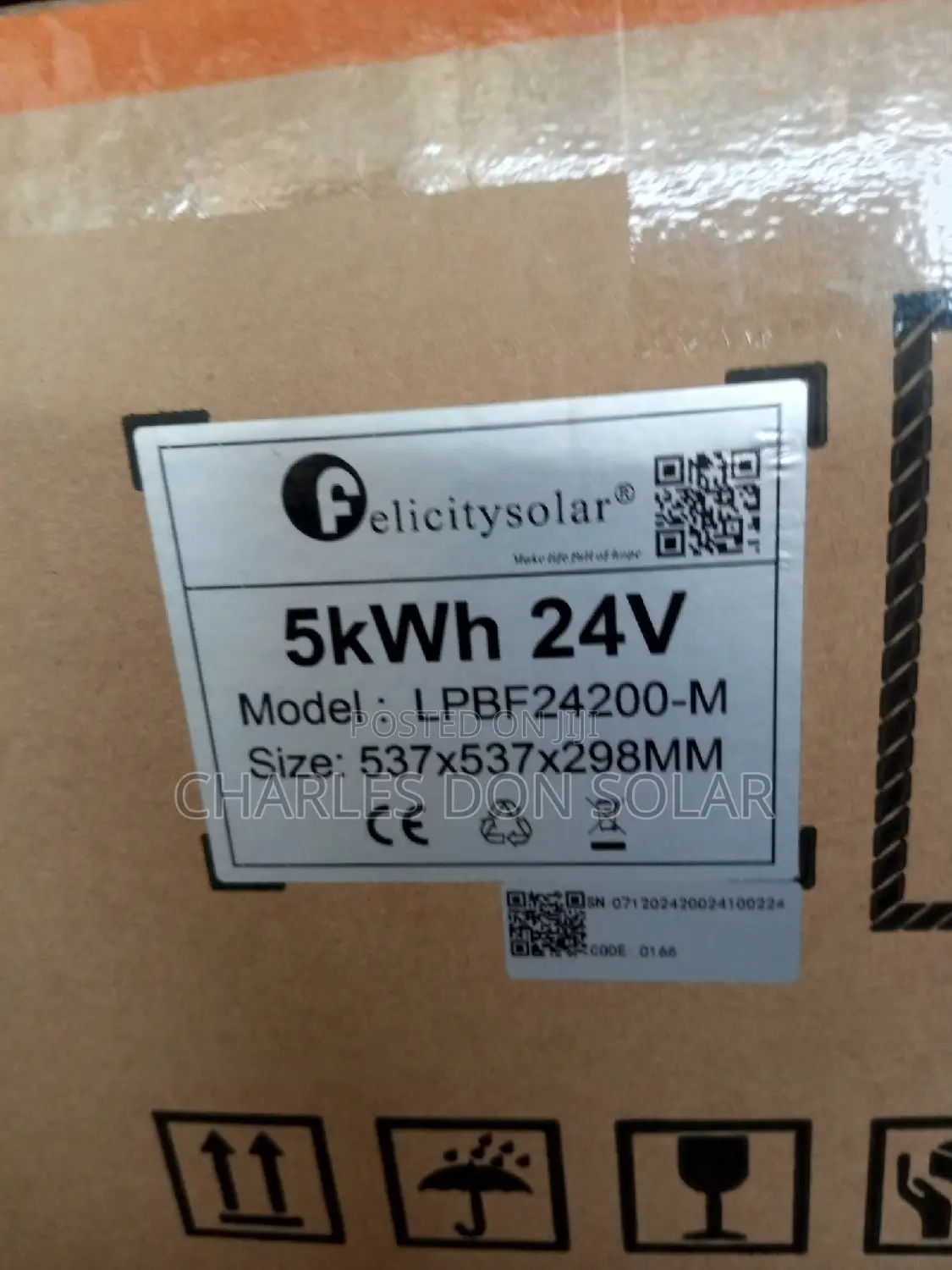 Felicity Lithium Battery 5kwh 24v Is Available