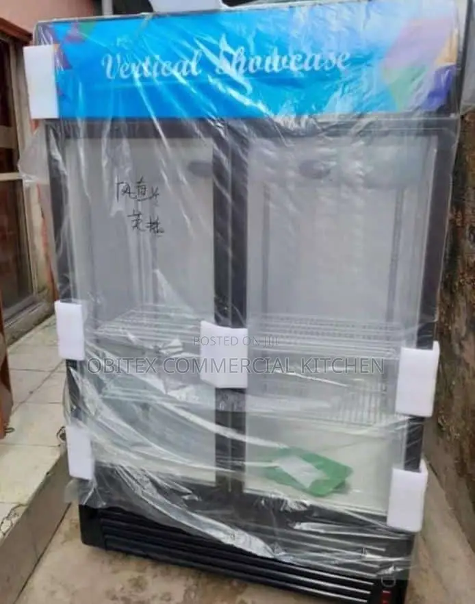 Industrial Standing Display Chillers Double Doors Available