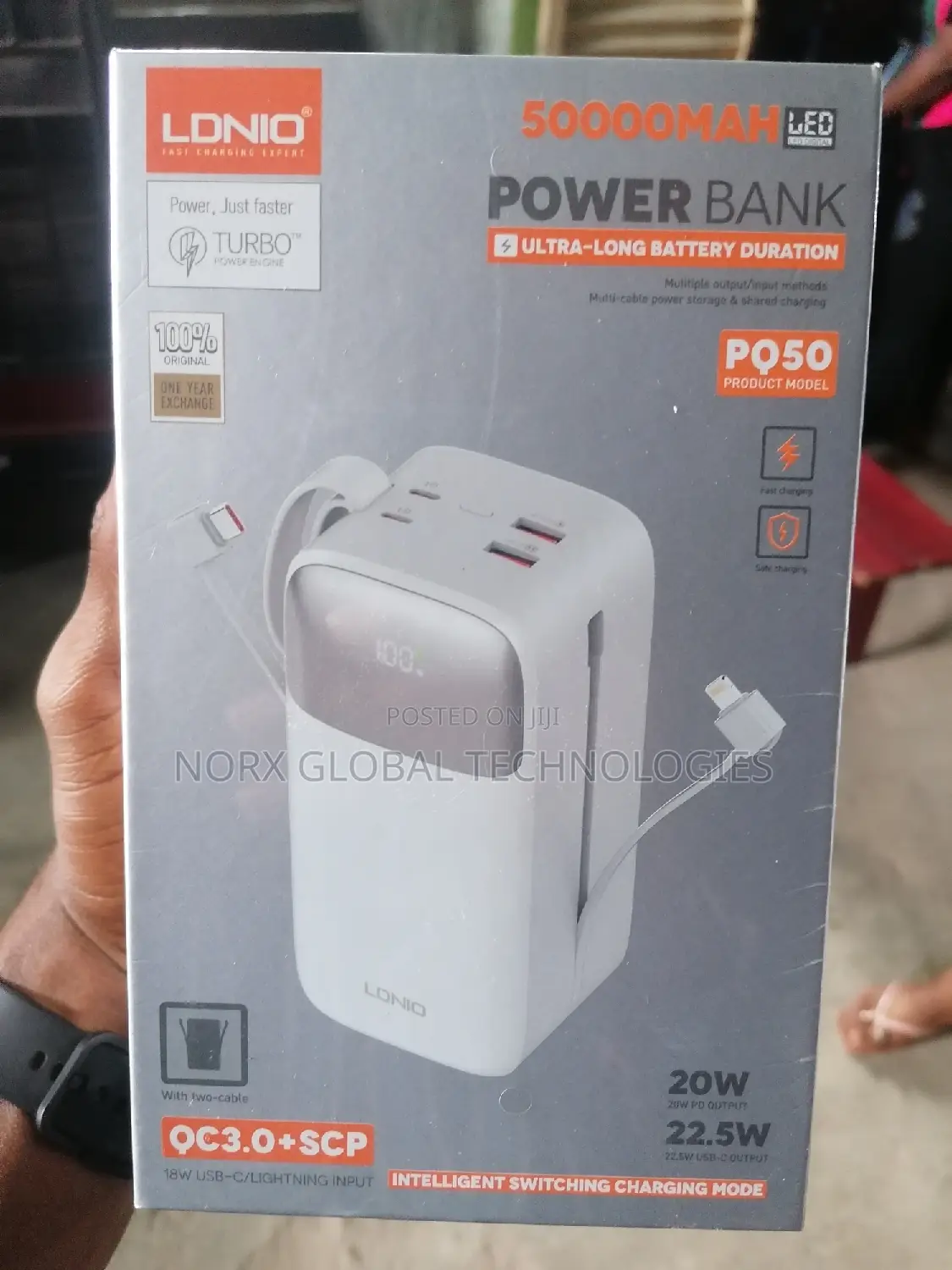 LDNIO 50,000MAH Power Bank