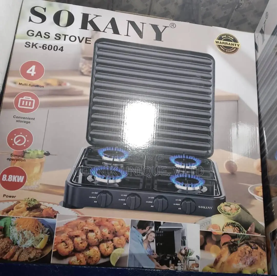 Sokany 4 Face Sokany Gas Stove