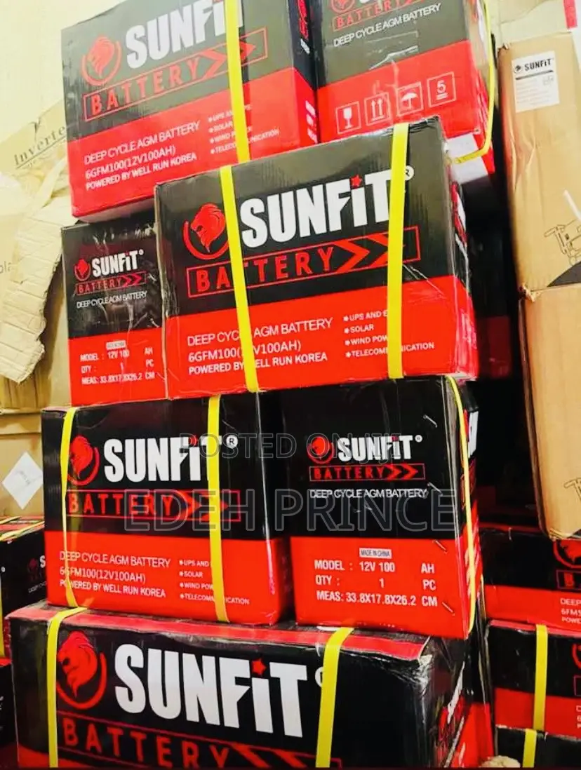 100ah Sun Fit Batteries 