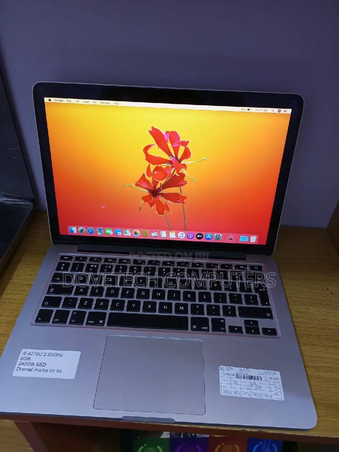 Laptop Apple MacBook Pro 2015 8GB Intel Core I5 SSD 256GB