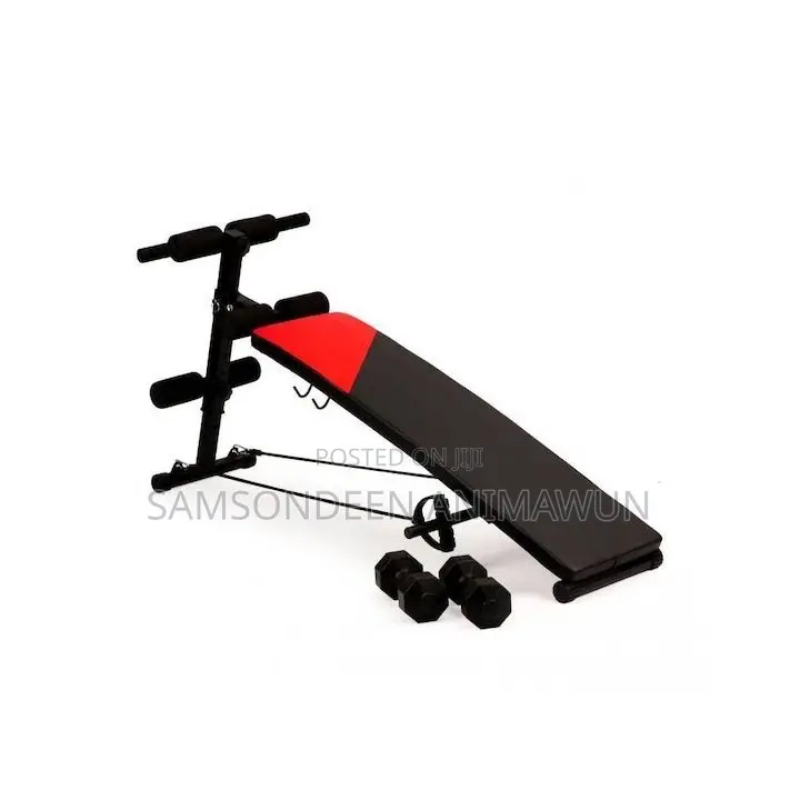 Premium Sit Up Bench With Dumbell (Free Delivery)