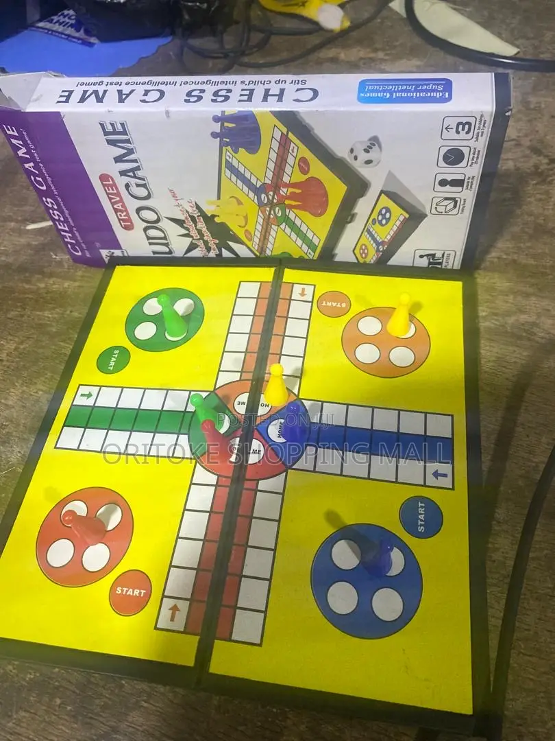 Ludo Board Game Magnetic With Folding Chessboard Lu