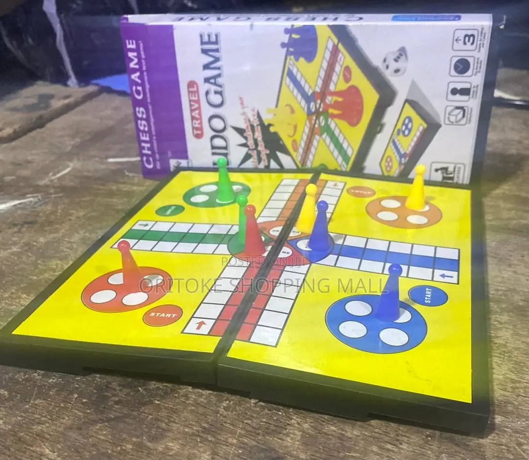 Ludo Board Game Magnetic With Folding Chessboard Lu