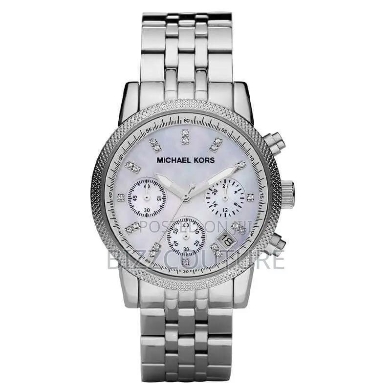 Original Michael Kors Chronograph Silver Chain Watch
