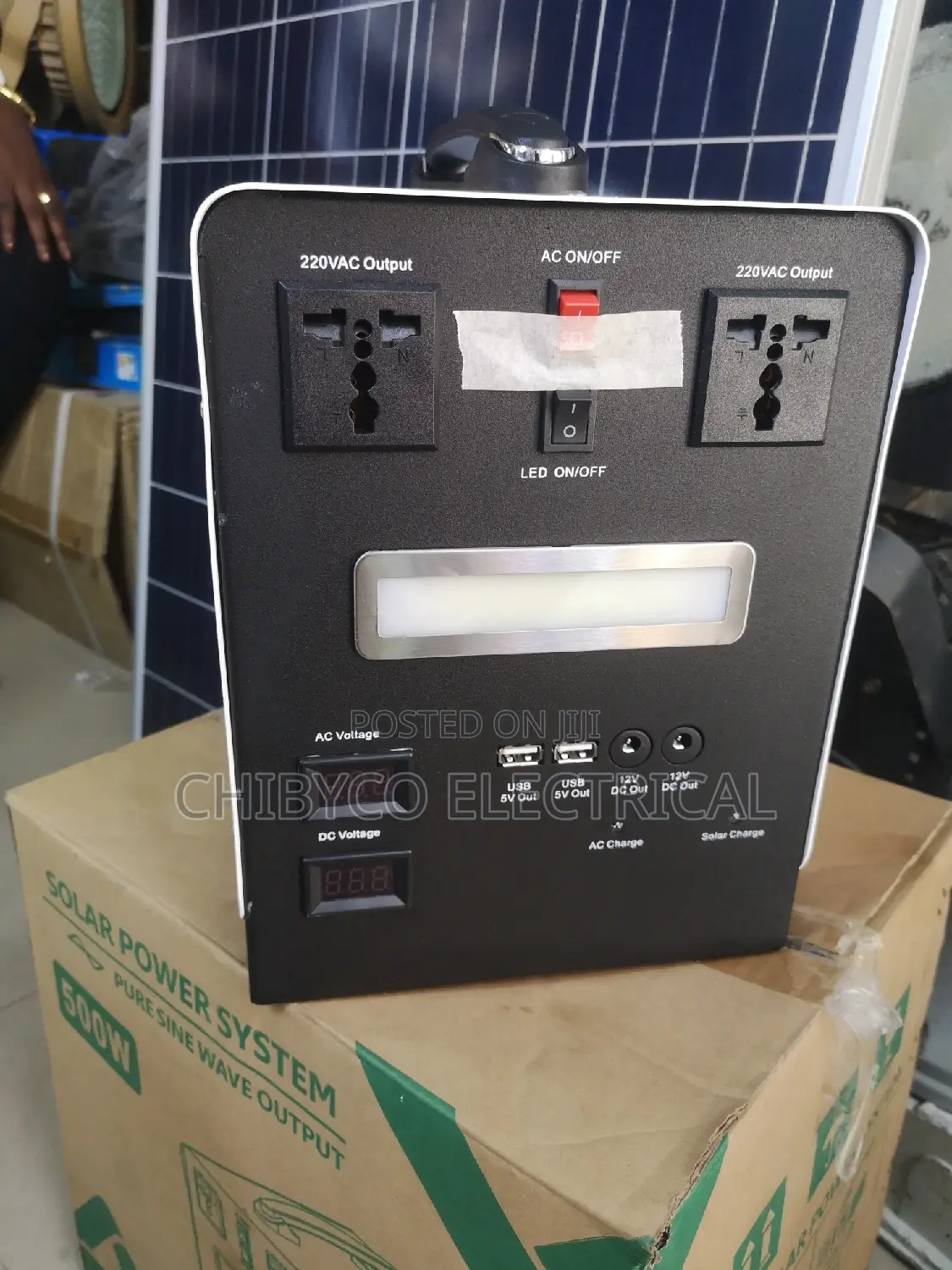500w All-top Power Station With Panel