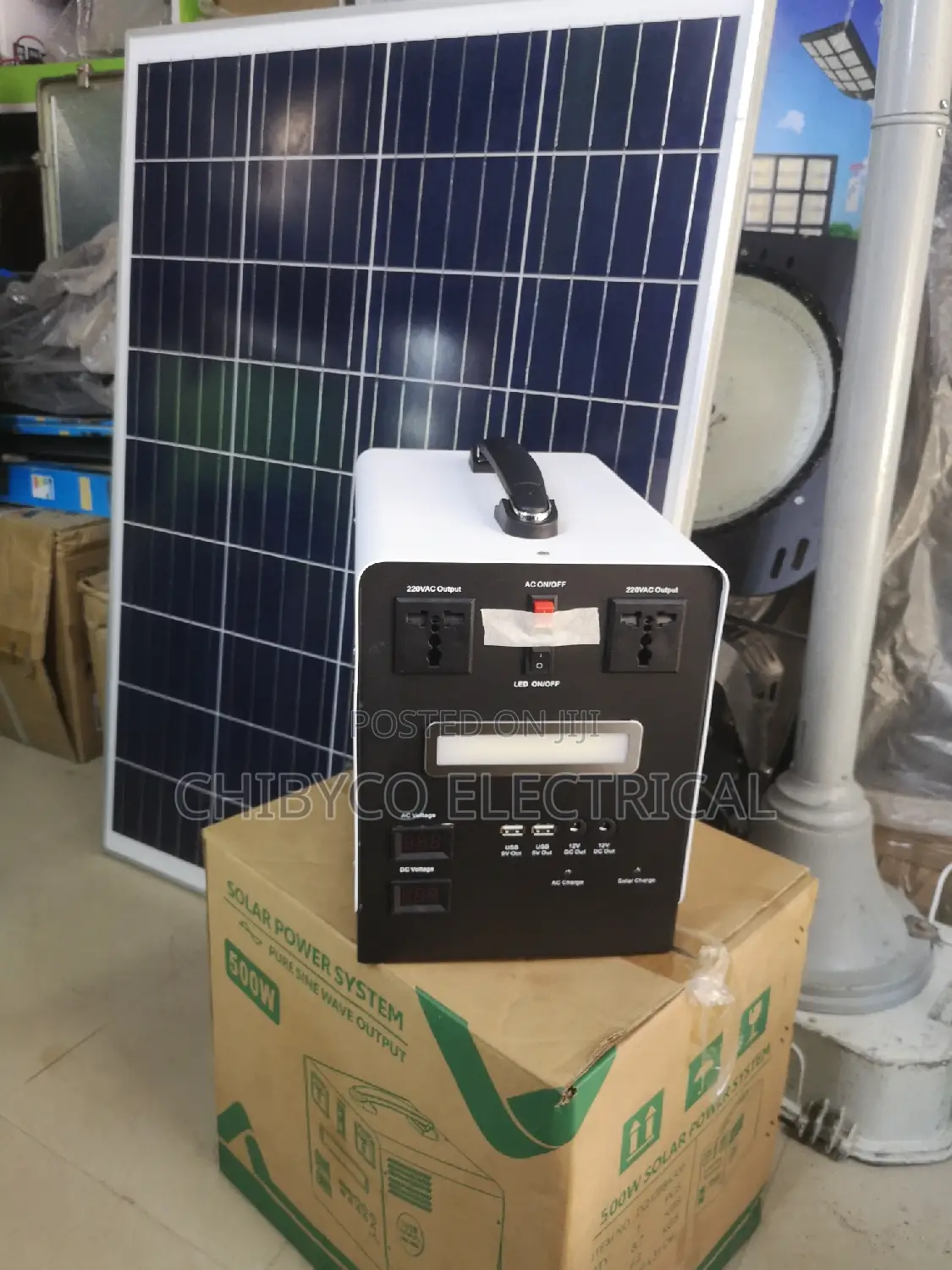 500w All-top Power Station With Panel
