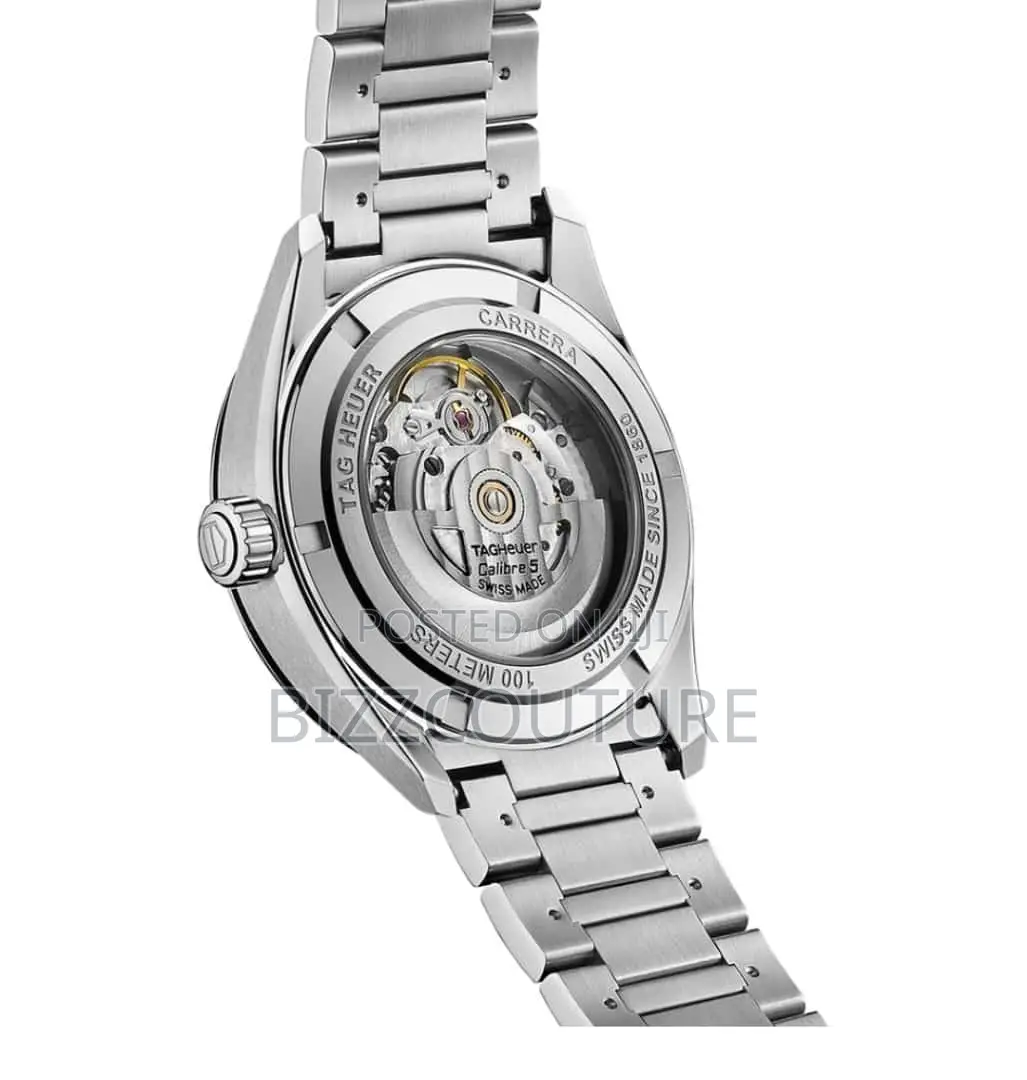 Original Tag Heuer Carrera Blue Dail Silver Chain Watch