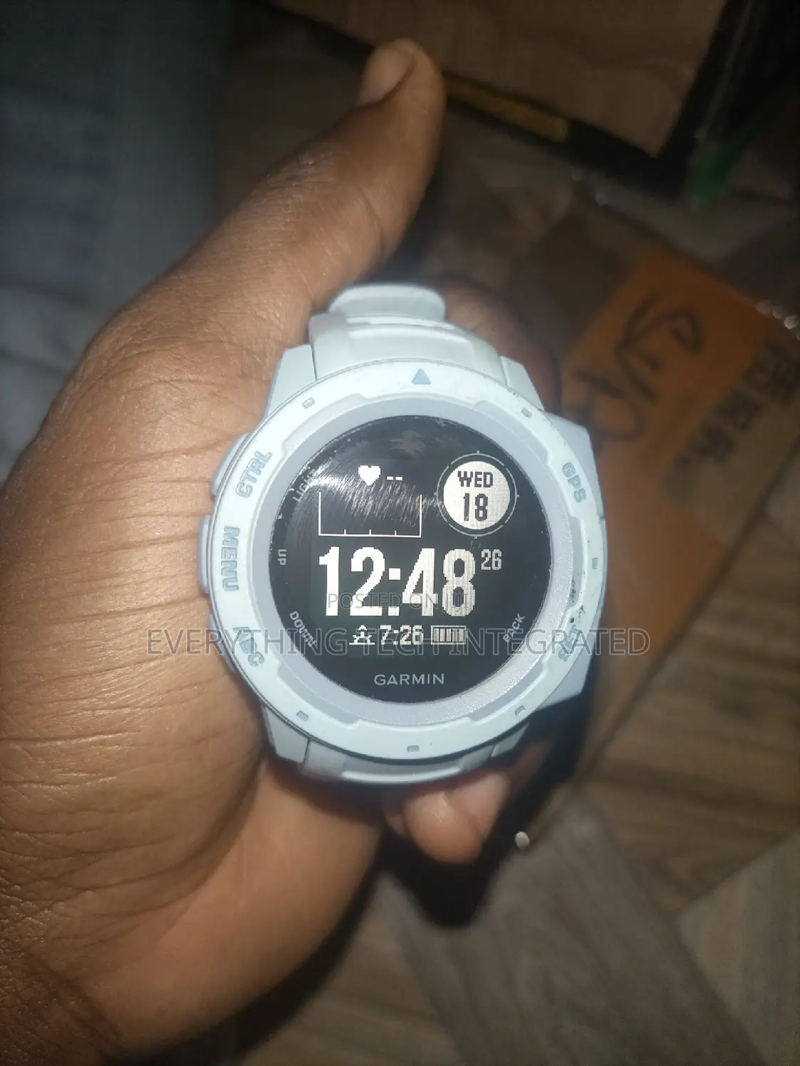 Garmin Instinct Rugged GPS Smart Watch - Graphite