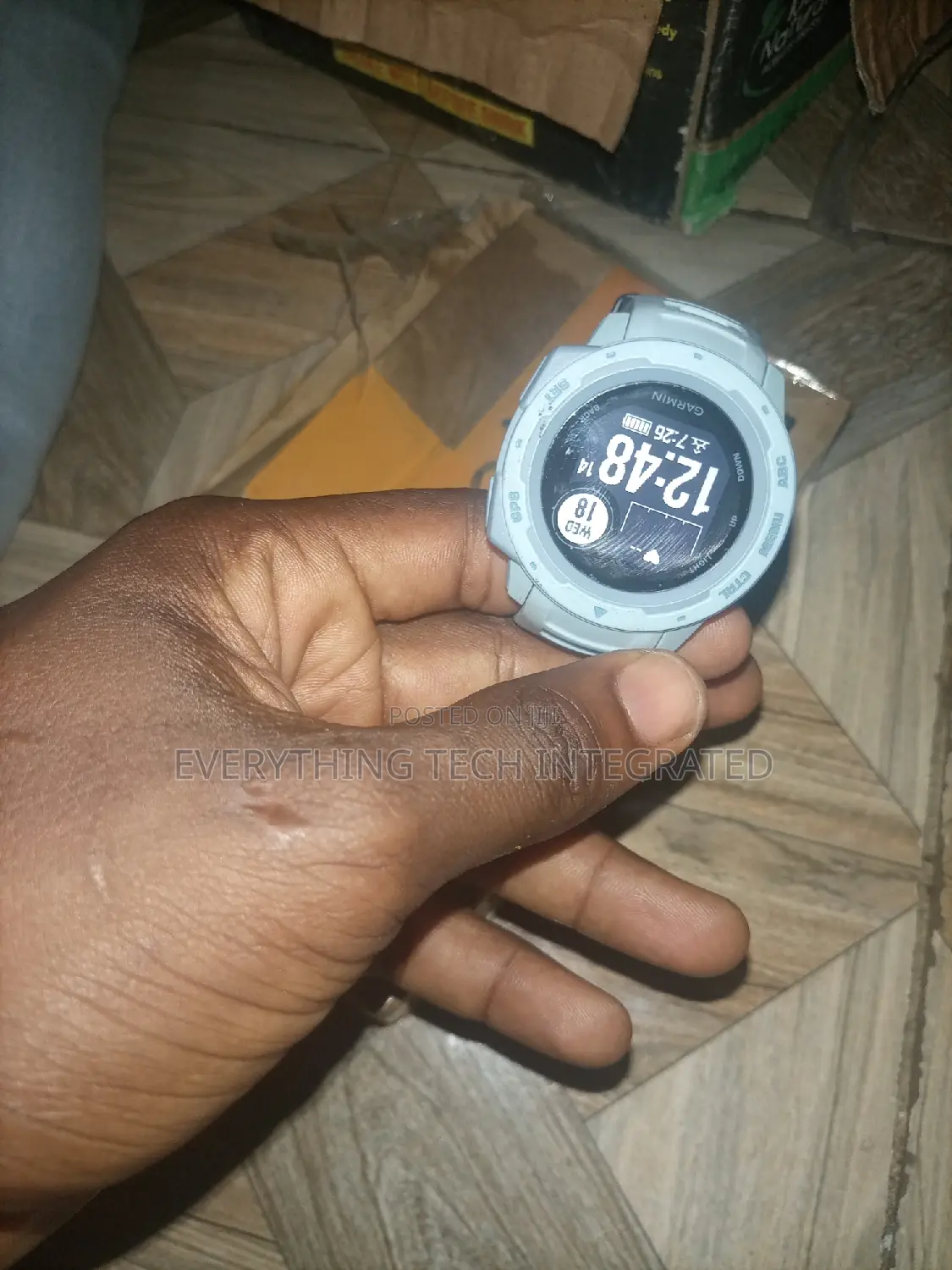 Garmin Instinct Rugged GPS Smart Watch - Graphite