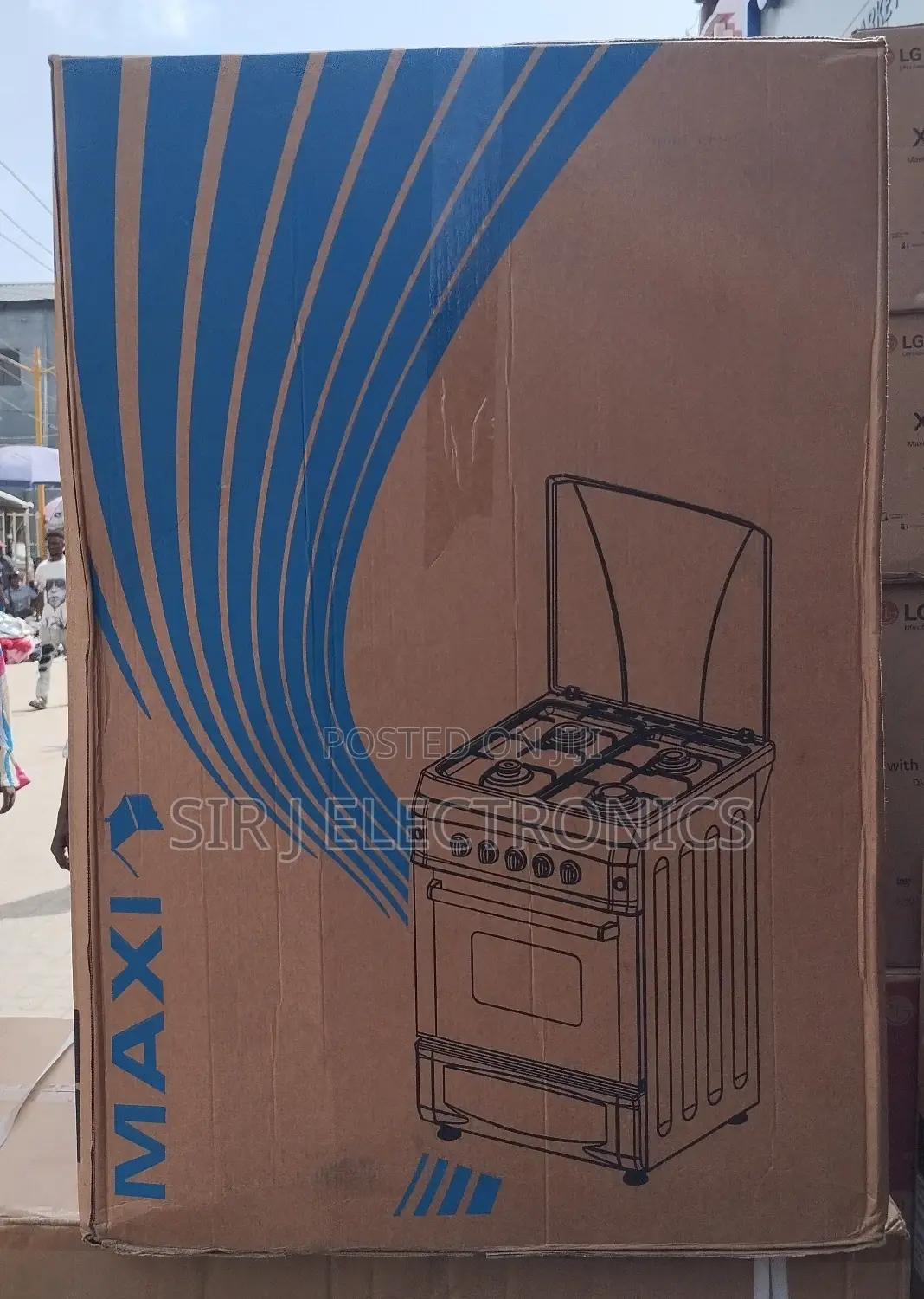 Maxi 4burner(All Gas)Standing Gas Cooker With Oven and Grill