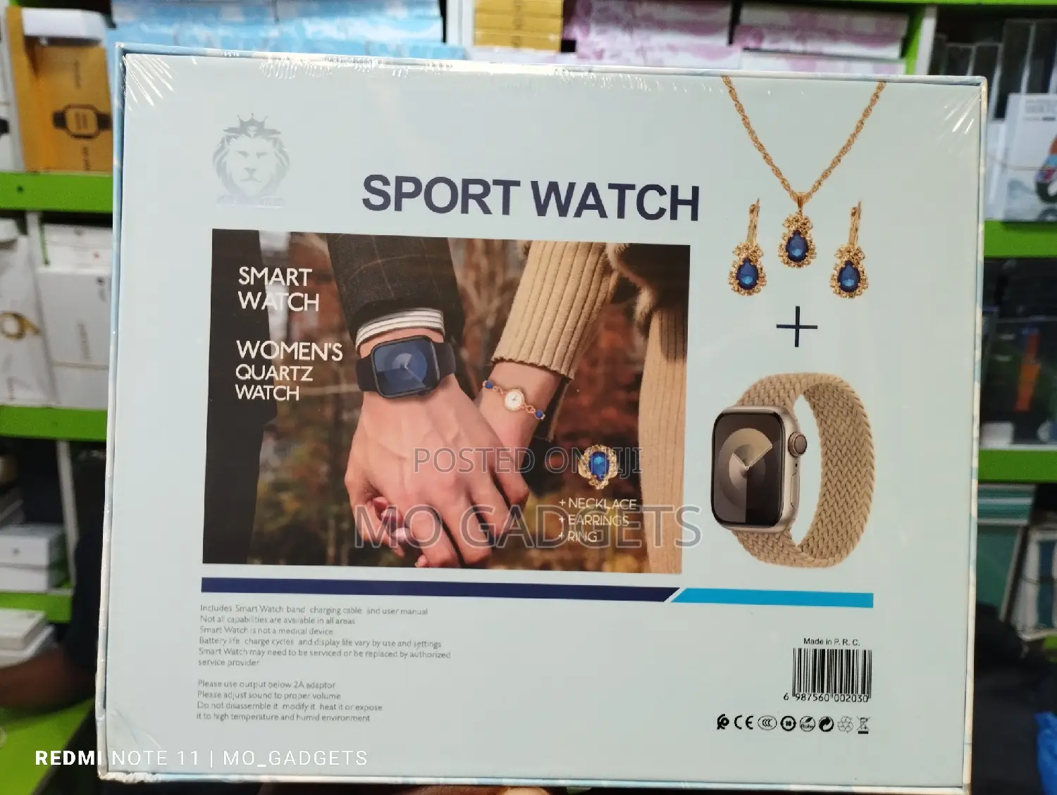 2in1 Smart Watch With Bracelate and Necklace
