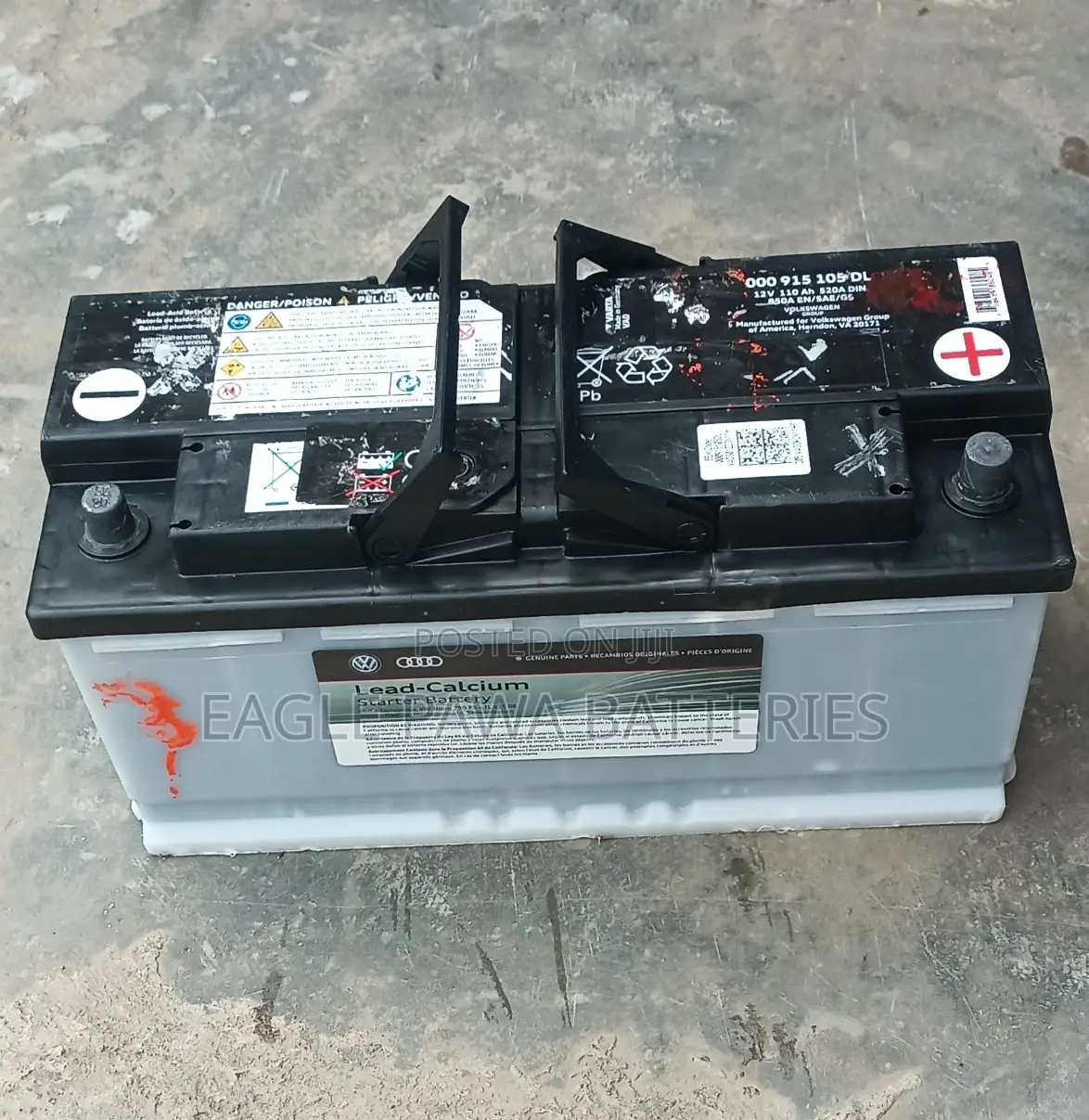 Audi Battery 110amps