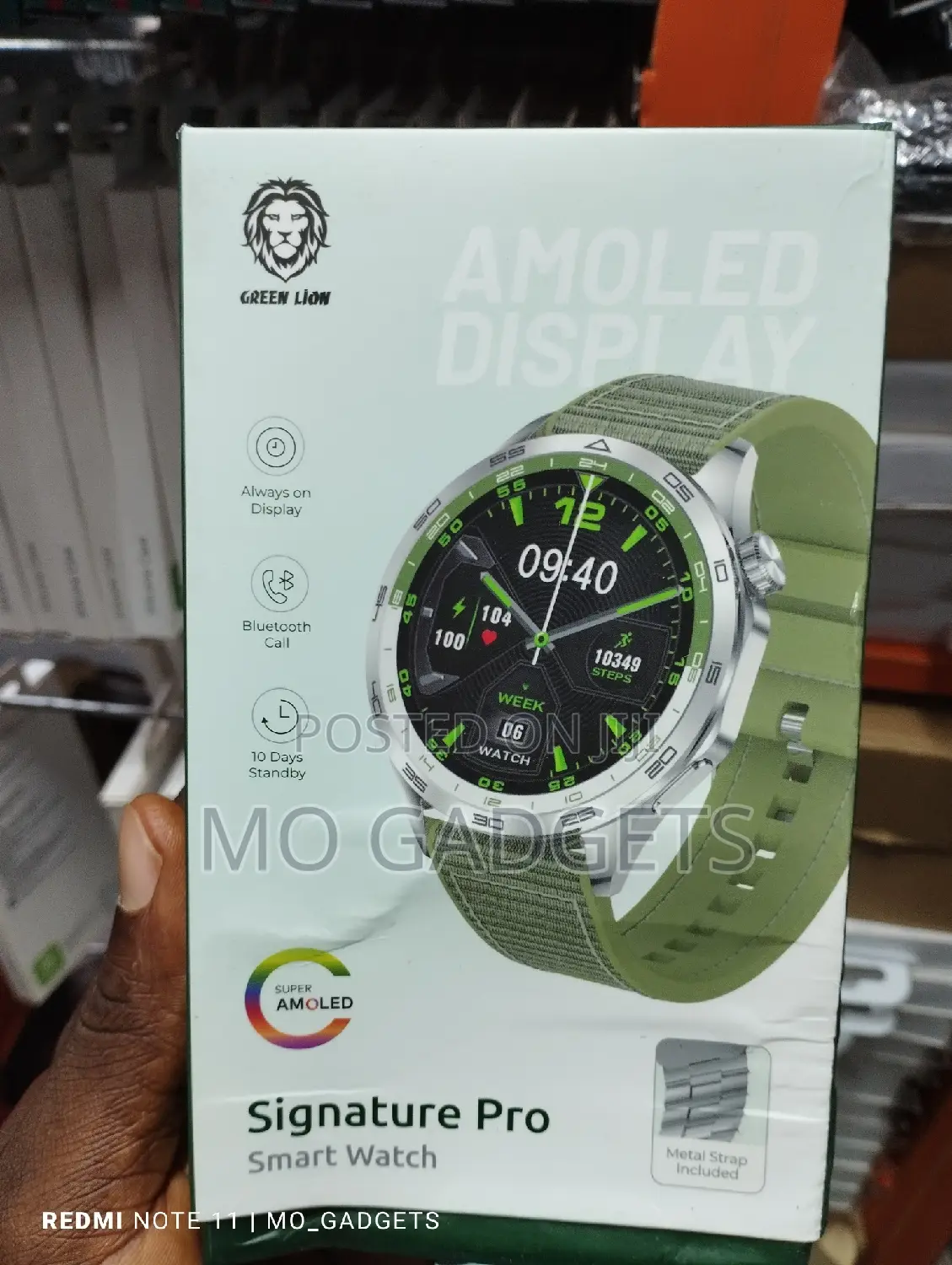 Green Lion Signature Pro With Amoled Display