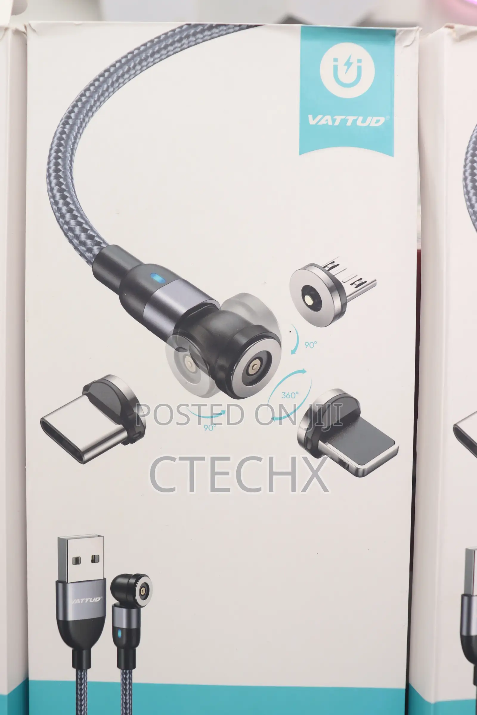 Magnetic Charging Cable 4-Pack[1ft/3ft/6ft/10ft] 360° + 180°