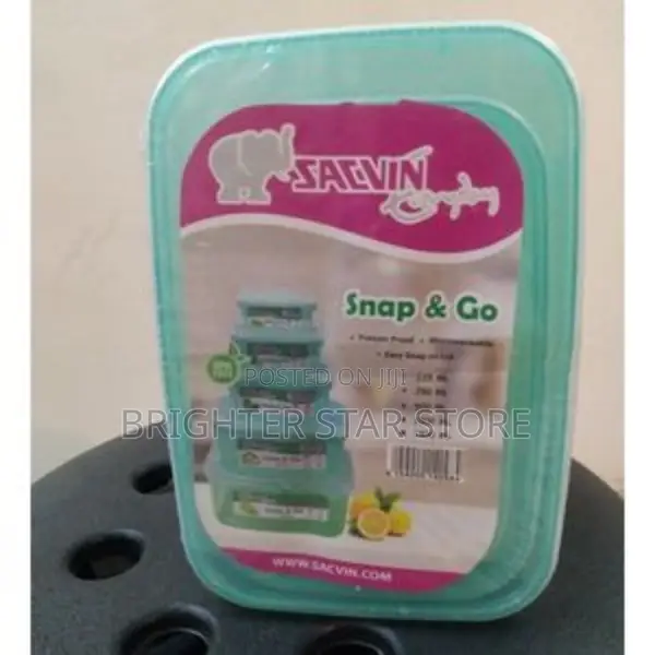 Sacvin 5 in 1 Essential Storage Containers