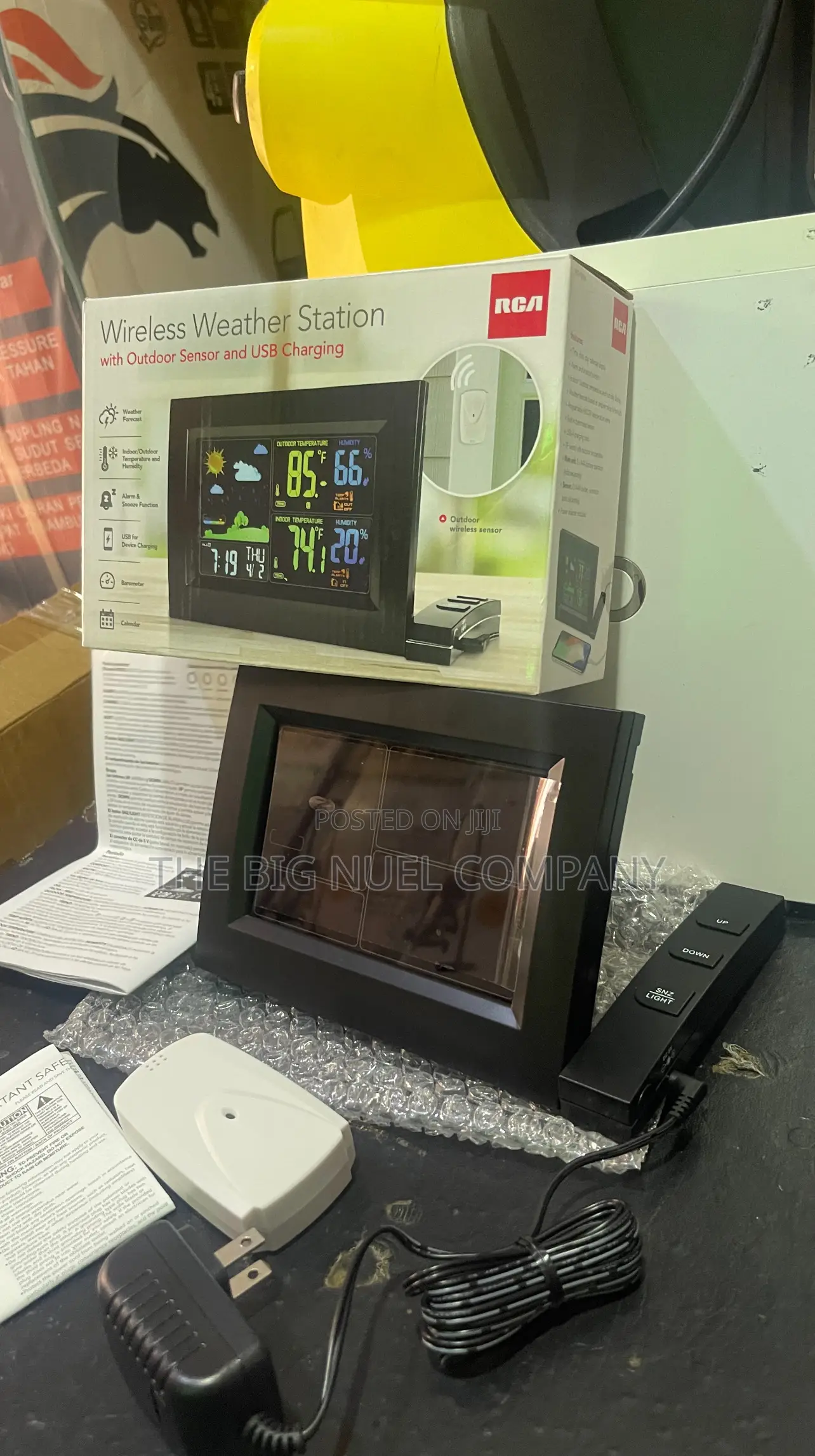 Wireless Weather Station With Outdoor Sensor Andusb Charging